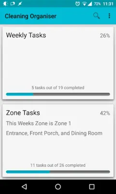 Cleaning Organizer android App screenshot 3